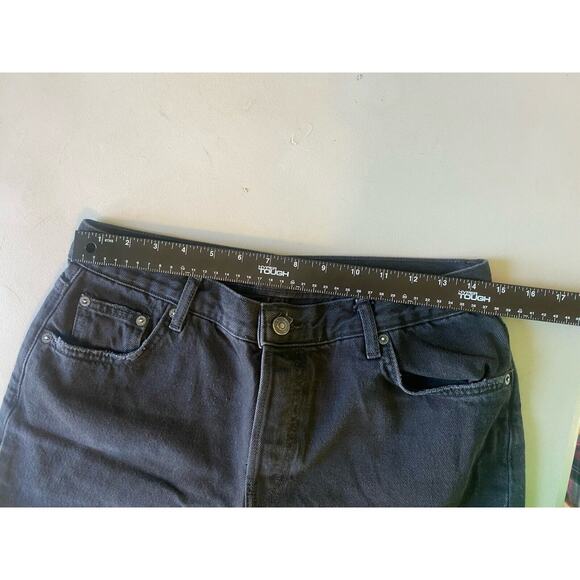 We the Free Jeans Womens Size 28 Black Thrashed Distressed Maggie Denim Pants - Picture 10 of 14